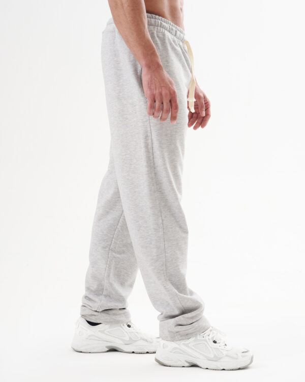 Gray Straight Sweatpants - Image 3