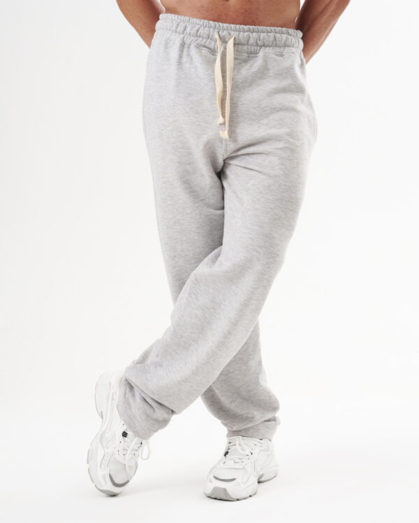 Gray Straight Sweatpants - Image 4