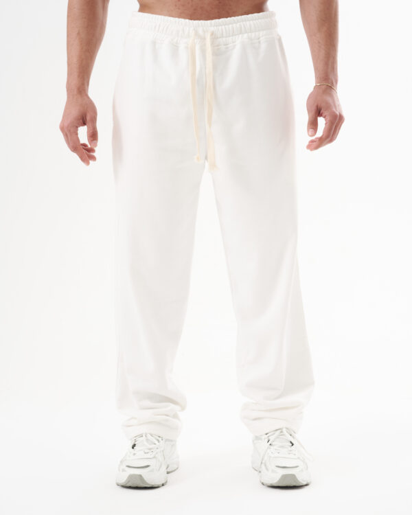 White Straight Sweatpants - Image 4