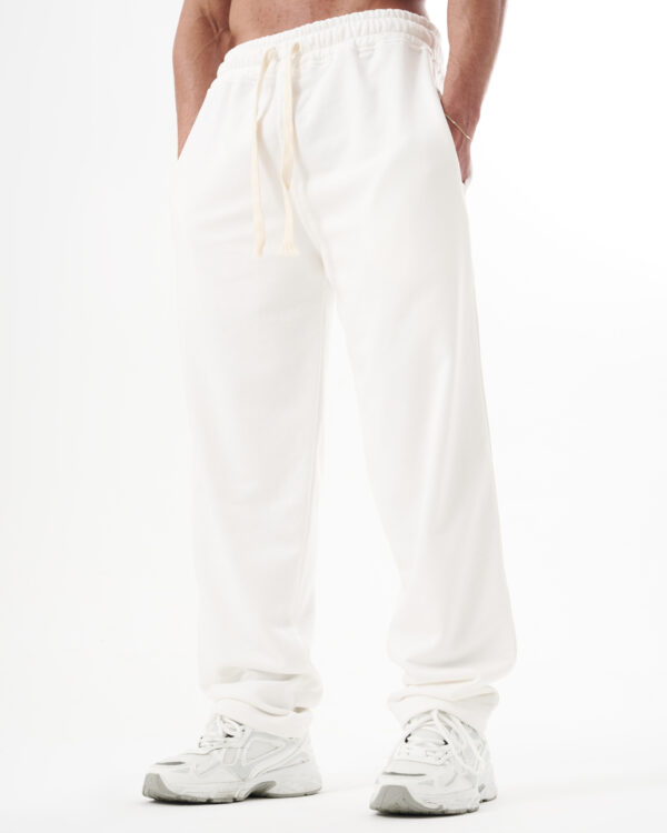 White Straight Sweatpants
