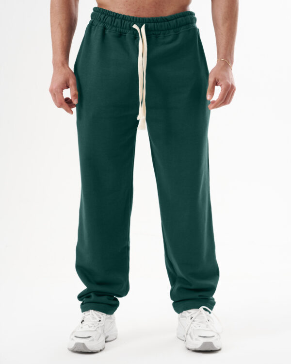 Green Straight Sweatpants