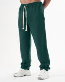 Green Straight Sweatpants
