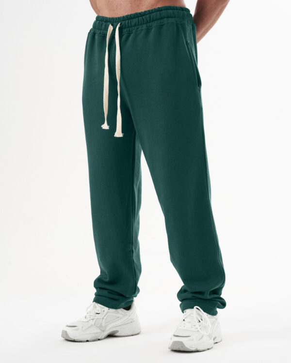 Green Straight Sweatpants - Image 2