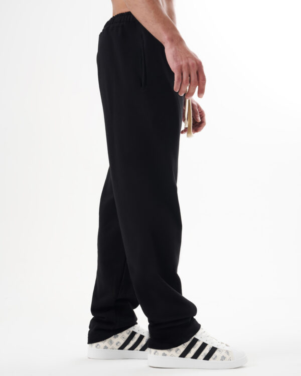 Black Straight Sweatpants - Image 3