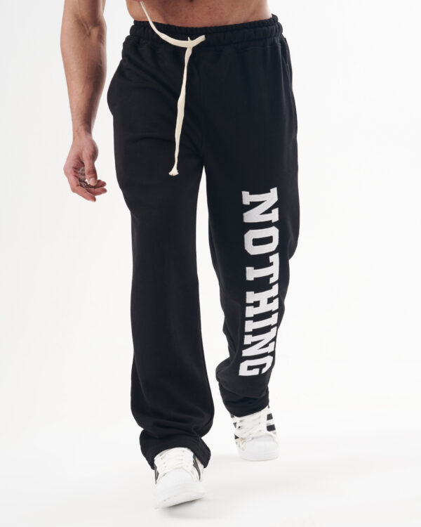 Nothing Black Straight Sweatpants - Image 3