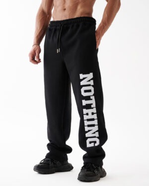 Nothing Black Straight Sweatpants
