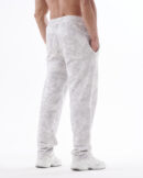 Tie-dye White Straight Sweatpants