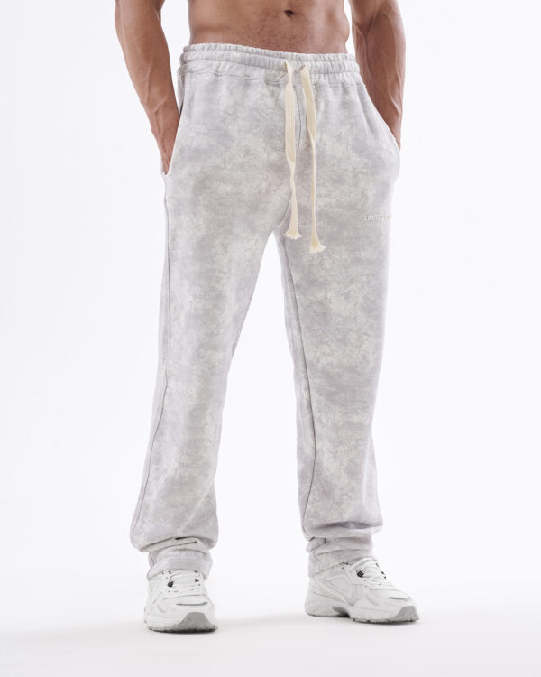 Tie-dye White Straight Sweatpants - Image 2