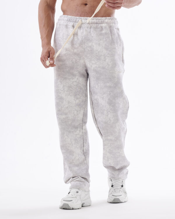 Tie-dye White Straight Sweatpants - Image 5