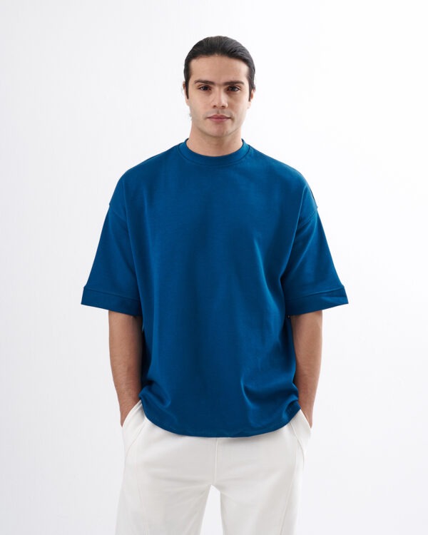 Dark Nvy Oversized T-shirt - Image 3