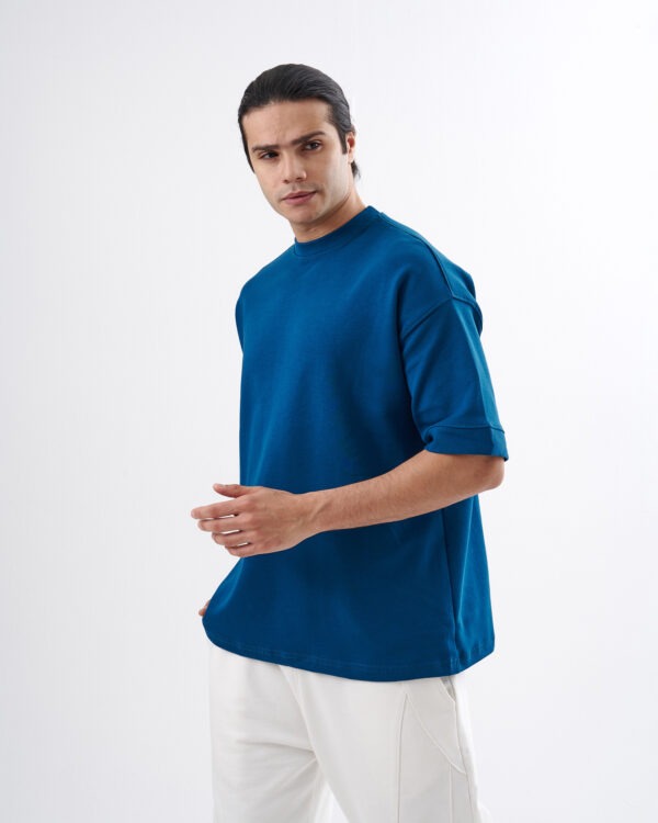 Dark Nvy Oversized T-shirt - Image 2