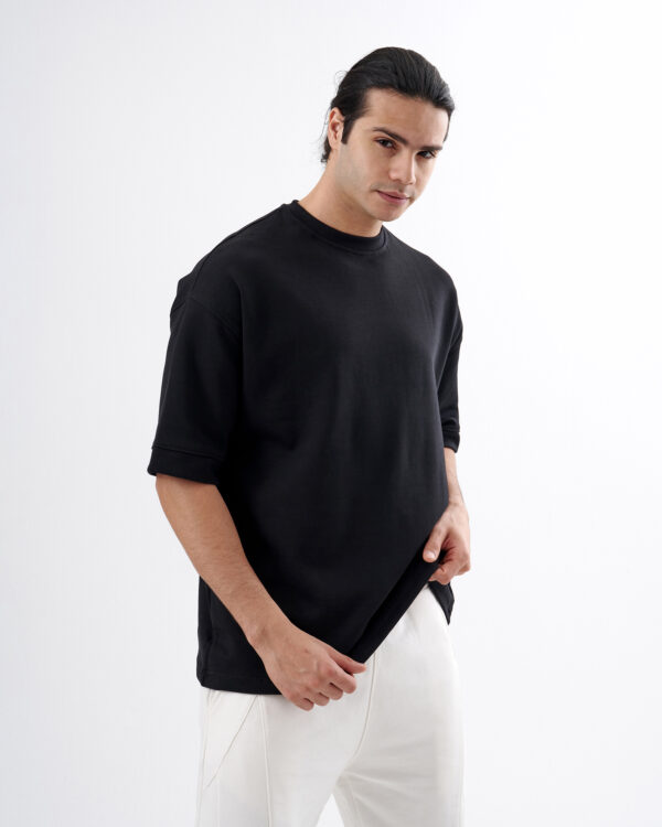 Black Oversized T-shirt - Image 2