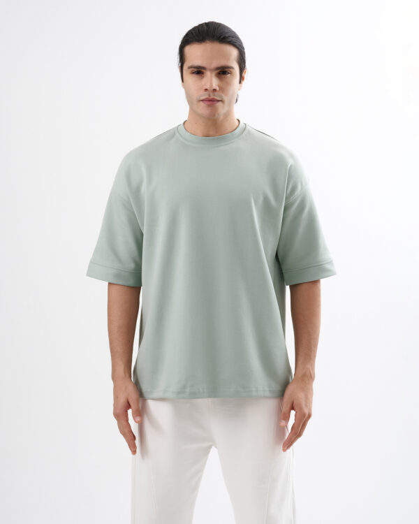 Mint Green Oversized T-shirt - Image 2