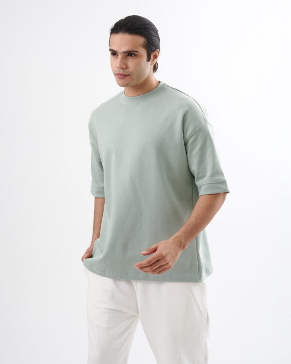 Mint Green Oversized T-shirt - Image 3