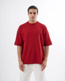 Burgundy Oversized T-shirt