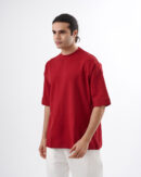 Burgundy Oversized T-shirt