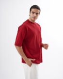 Burgundy Oversized T-shirt