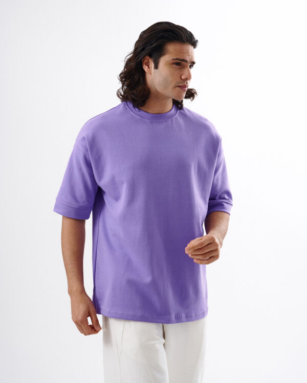 Purple Oversized T-shirt - Image 4