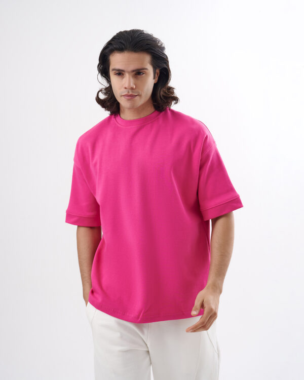 Fuchsia Oversized T-shirt - Image 3