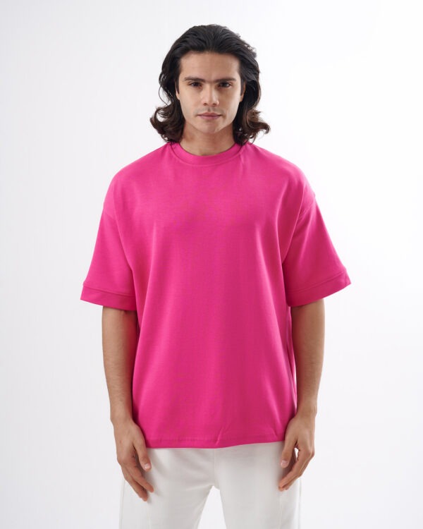 Fuchsia Oversized T-shirt - Image 2