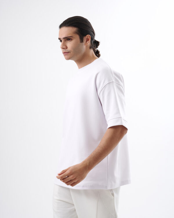 White Oversized T-shirt - Image 3