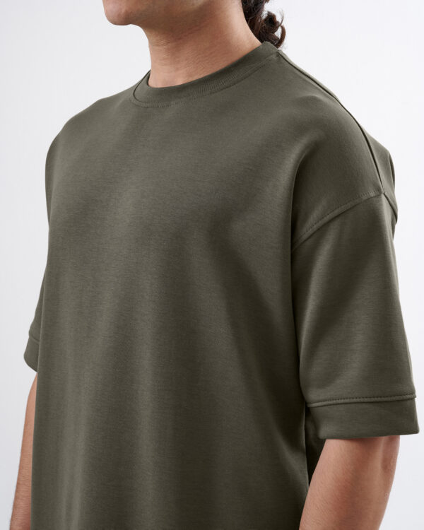 Khaki Oversized T-shirt - Image 5
