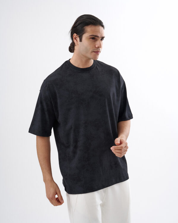 Tie-dye Black Oversized T-shirt - Image 5