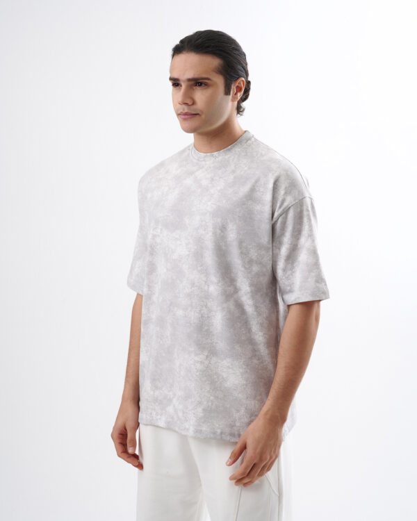 Tie-dye White Oversized T-shirt - Image 2