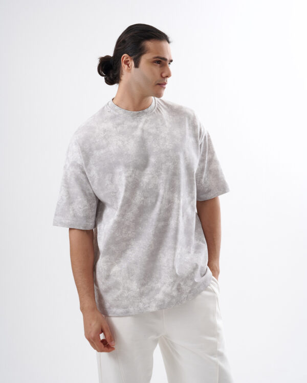 Tie-dye White Oversized T-shirt
