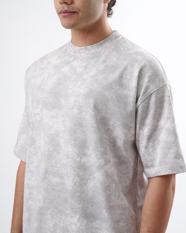 Tie-dye White Oversized T-shirt - Image 3