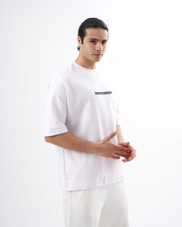 Independent White Oversized T-shirt - Image 4