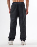 Tie-dye Black Straight Sweatpants