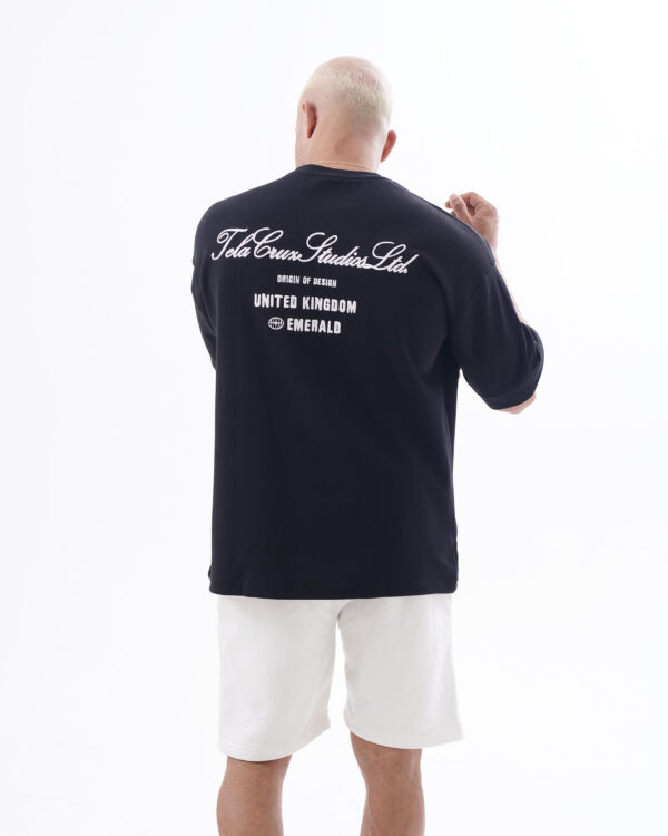 Emerald Black T-Oversized T-shirt - Image 5
