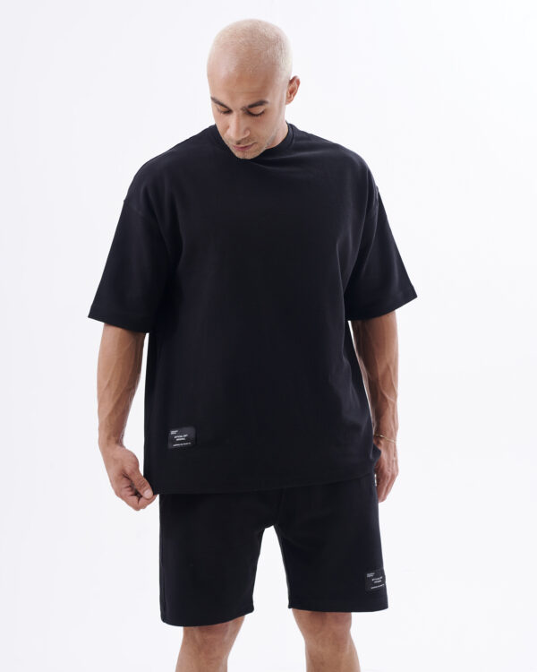 T-shirt&Short Black Set - Image 4