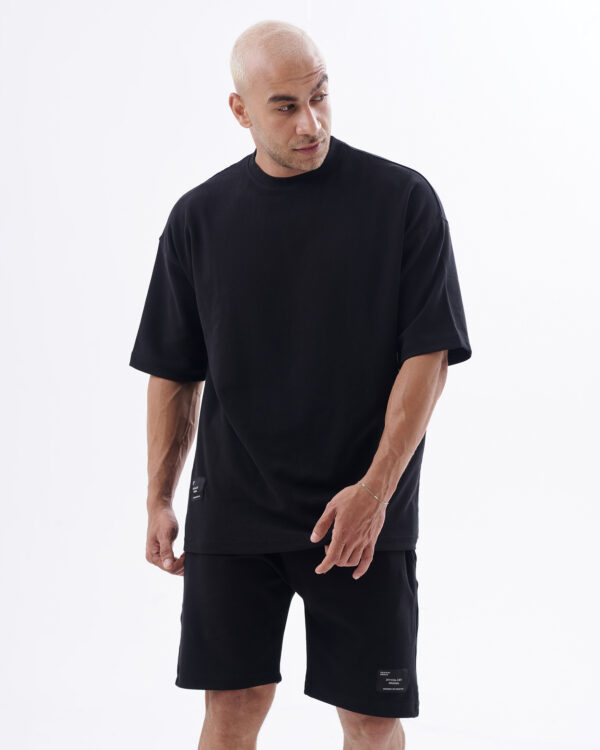 T-shirt&Short Black Set