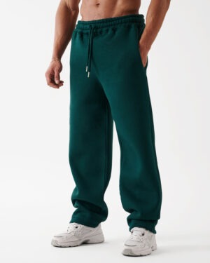 Green Straight Sweatpants