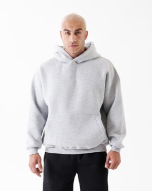 GRAY HOODIE SWEATSHIRT