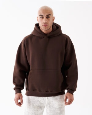 BROWN HOODIE SWEATSHIRT