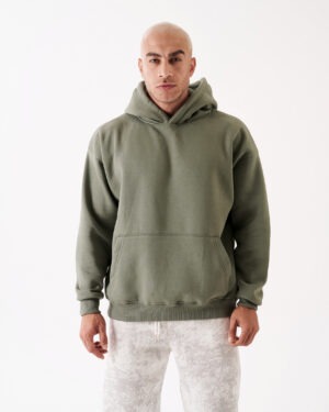 KHAKI HOODIE SWEATSHIRT
