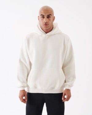WHITE HOODIE SWEATSHIRT