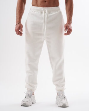 White Regular Sweetpants